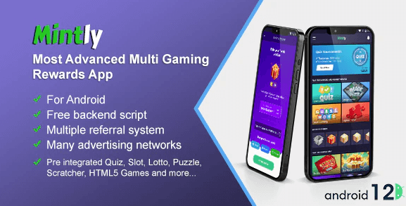 Mintly -Advanced Multi Gaming Rewards App wordpress模板免费下载