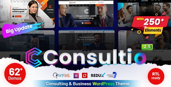 Consultio Nulled - Consulting Corporate Wordpress Theme