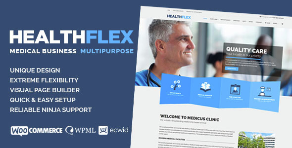 Healthflex Nulled – Medical Health WordPress Theme