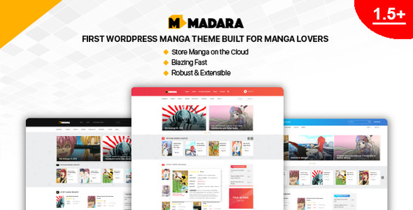 Madara Nulled - Manga for WordPress Theme