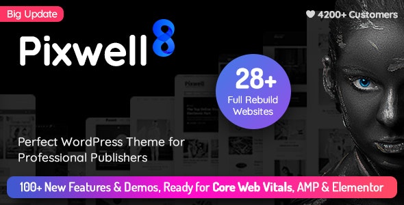 Pixwell Nulled - Modern Magazine Wordpress Theme