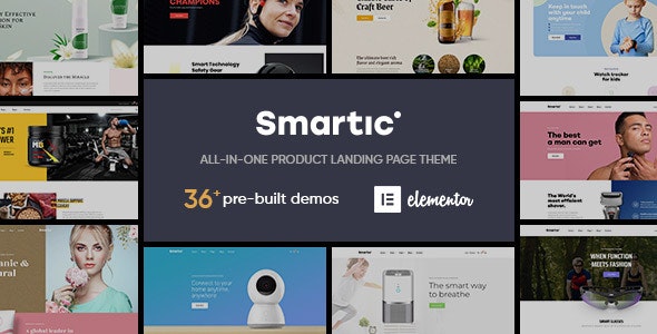 Smartic - Product Landing Page WooCommerce Wordpress Theme